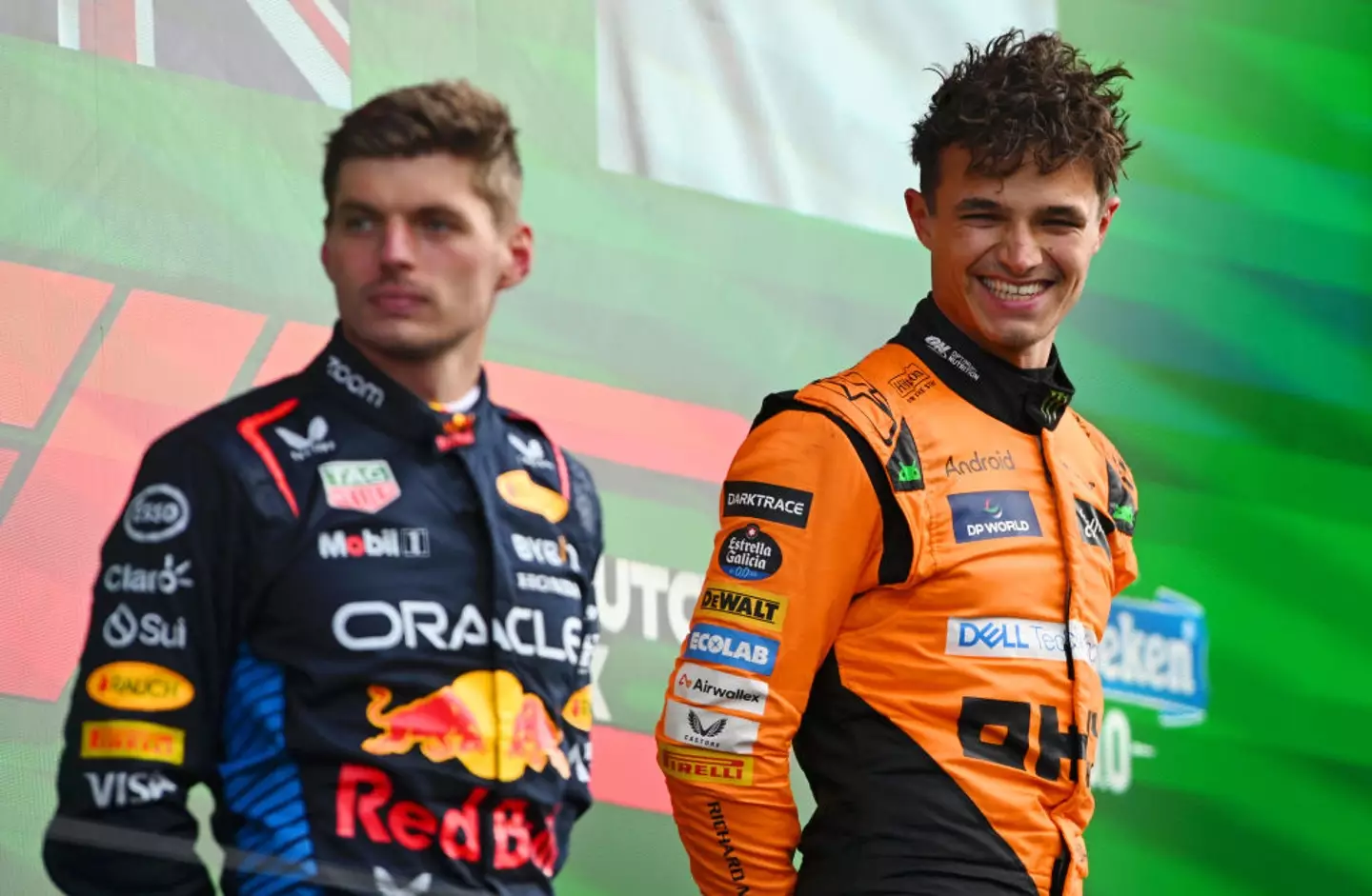 Max Verstappen and Lando Norris- Getty