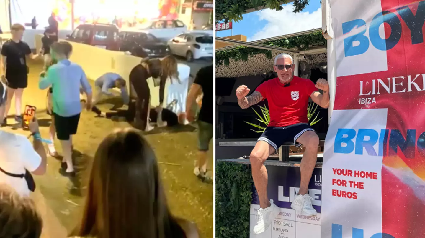Wayne Lineker shows injuries he sustained after being 'knocked out cold' in shocking Ibiza incident