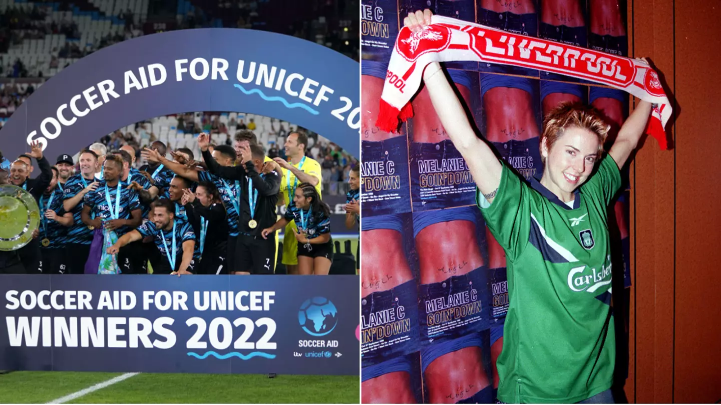 Why is Spice Girl Mel C co-managing the World XI in Soccer Aid?