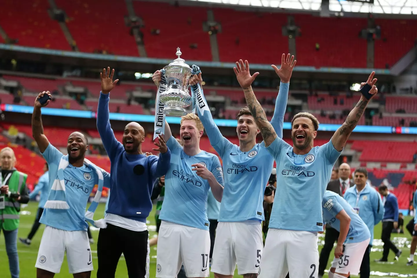 Manchester City's FA Cup win. (Andrew Orchard sports photography / Alamy)
