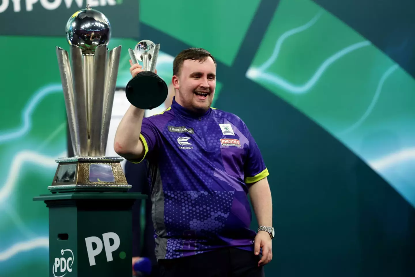 Littler shot to fame after finishing runner-up at the World Darts Championship (Image: Getty)