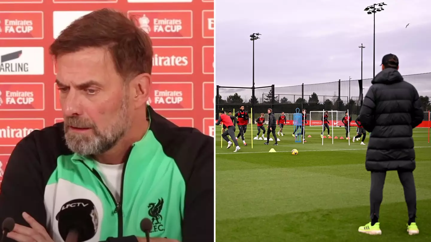 Jurgen Klopp asks 'why is he not playing' after watching injured Liverpool player in training