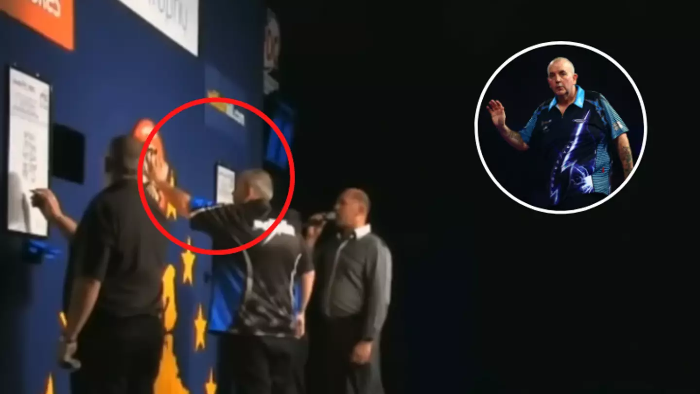 Phil Taylor's response after being accused of cheating during controversial darts match speaks volumes