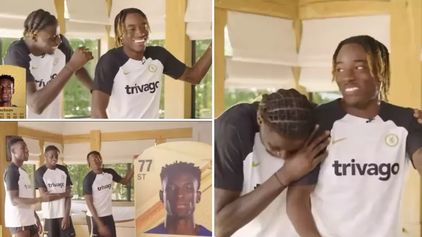 Noni Madueke brutally mocks Nicolas Jackson over Chelsea striker's EA FC 24 rating