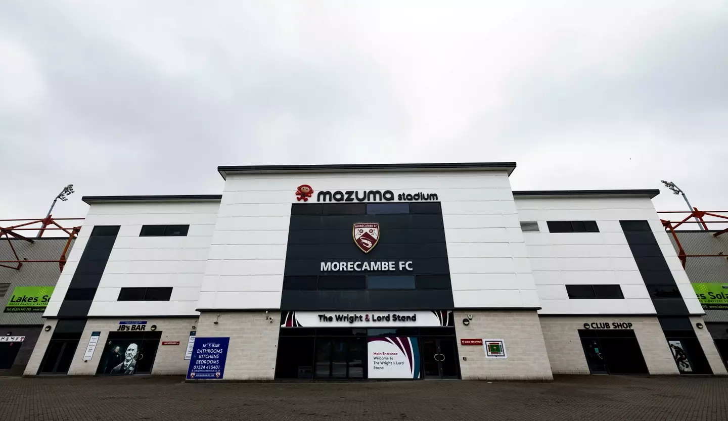 Morecambe face an uncertain future due to their financial situation. Image: Getty