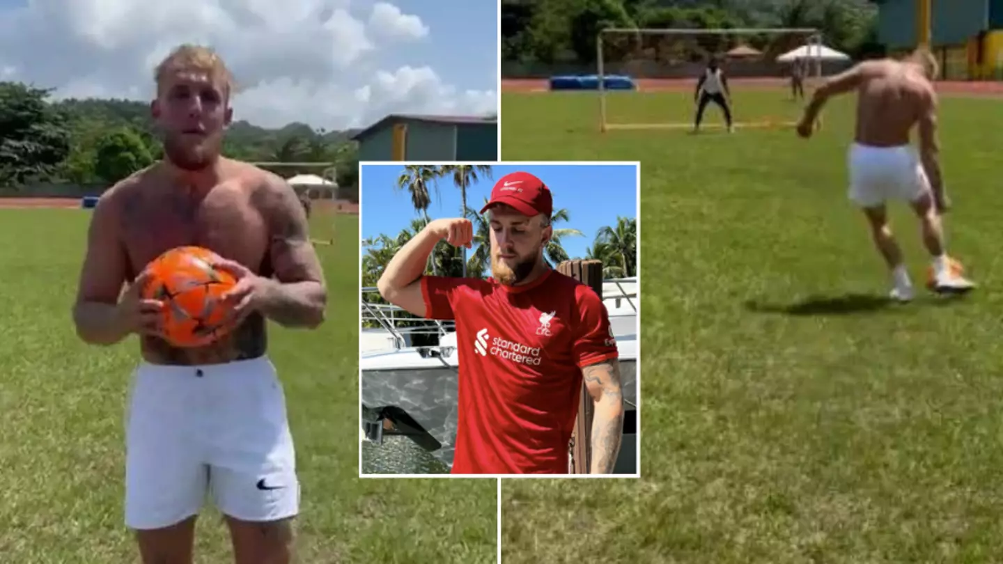 People Rip The P*ss Out Of Jake Paul Over Awful Footballing Ability