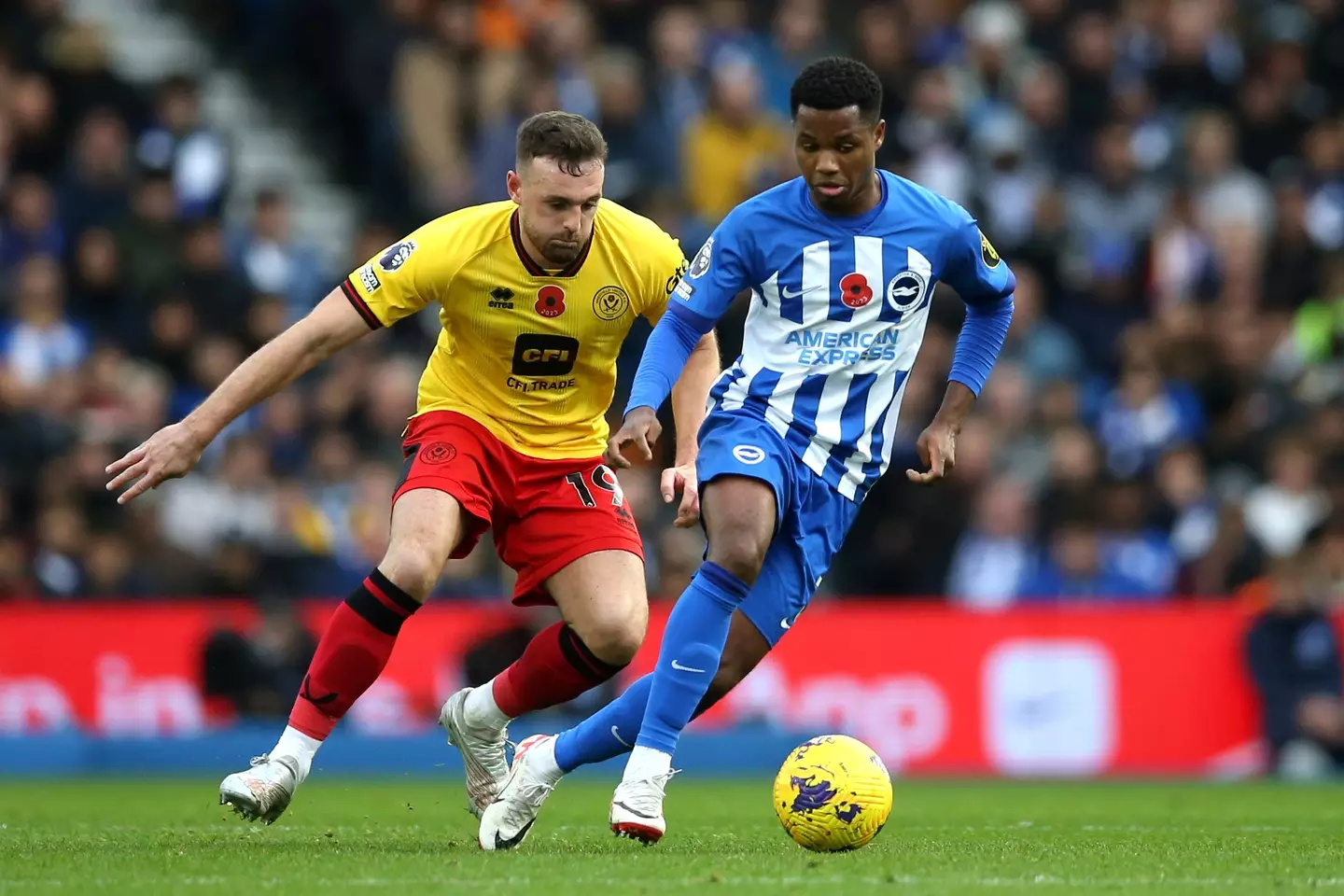 Ansu Fati during his loan spell at Brighton. Image: Getty