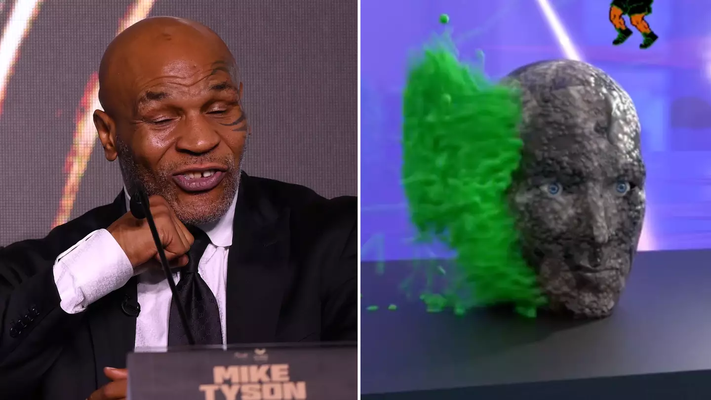 Simulation of Mike Tyson's punching power compared to a normal person is frightening