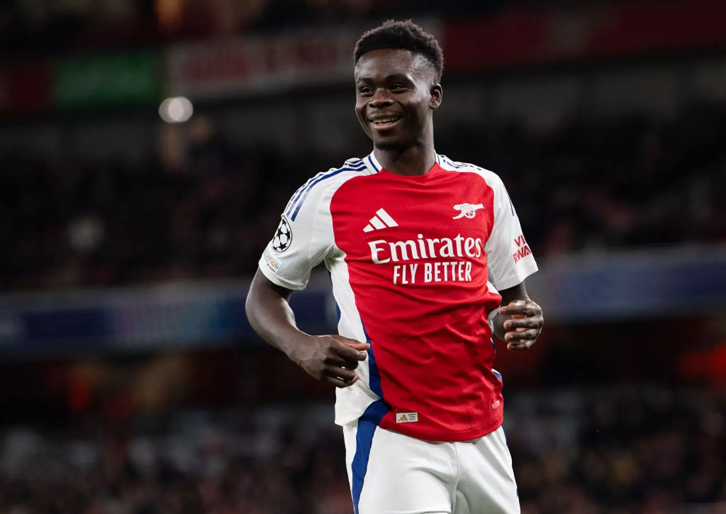 Arsenal star Bukayo Saka pictured (Image: Getty)