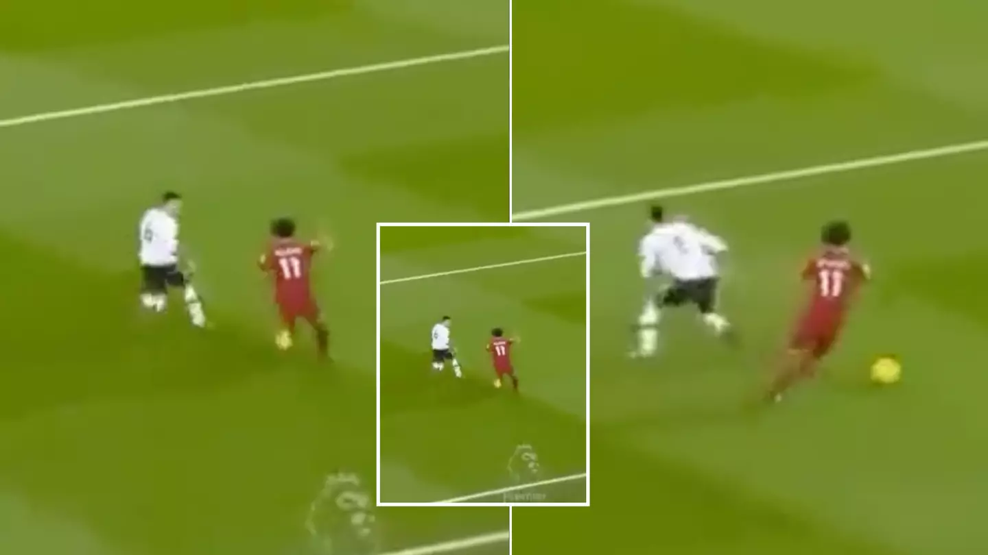 New angle shows fan theory that Lisandro Martinez was actually good at defending against Mohamed Salah