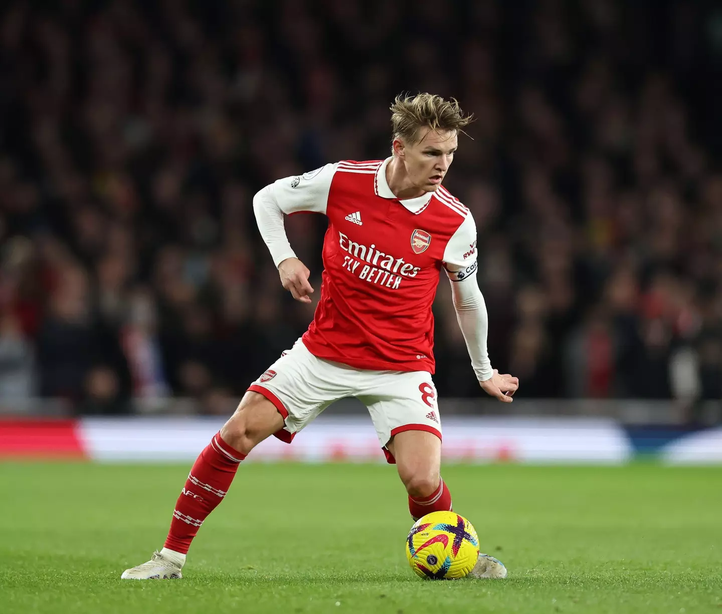 Martin Odegaard's scanning is key to his creativity on the ball. (