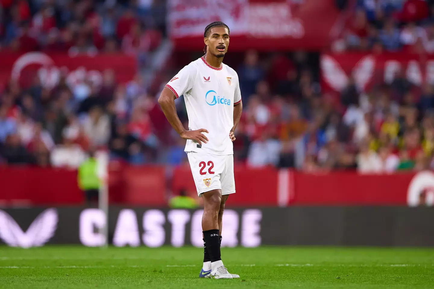 Loic Bade has been linked with a move to Liverpool. Image: Getty