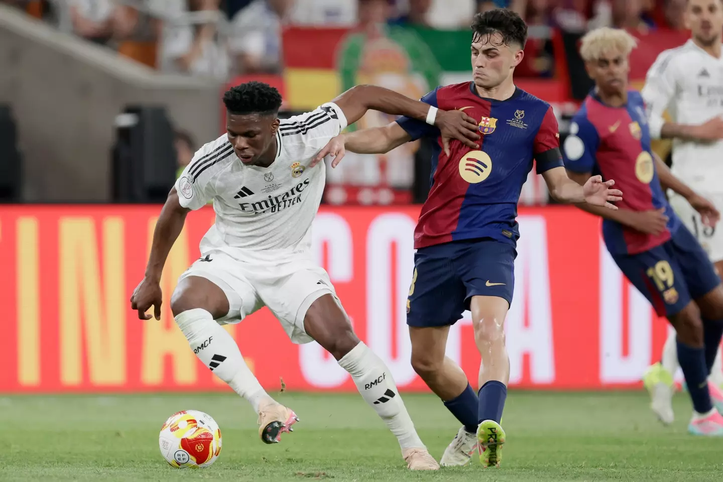 Aurelien Tchouameni in action for Real Madrid. Image: Getty