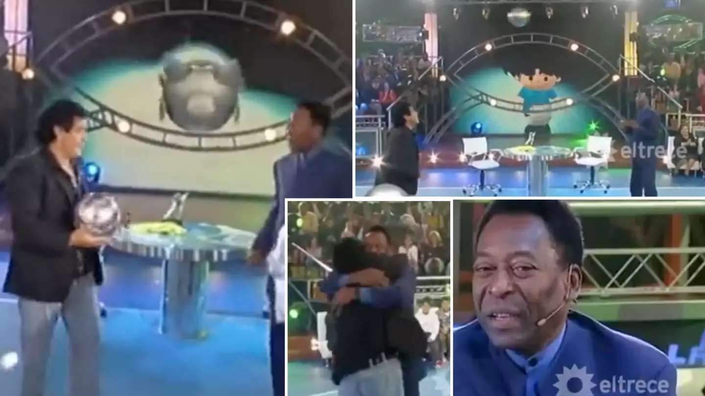 Video of Pele and Diego Maradona heading the ball between them is so wholesome