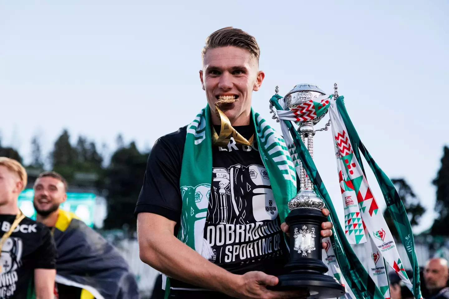 Viktor Gyokeres is looking to leave Sporting Clube de Portugal. Image: Getty