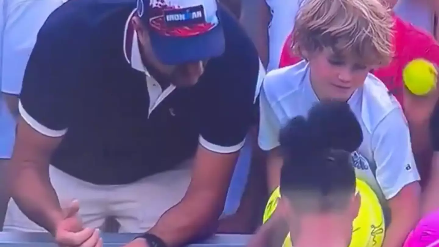 US Open spectator slammed as 'disgusting' behaviour with child caught on camera