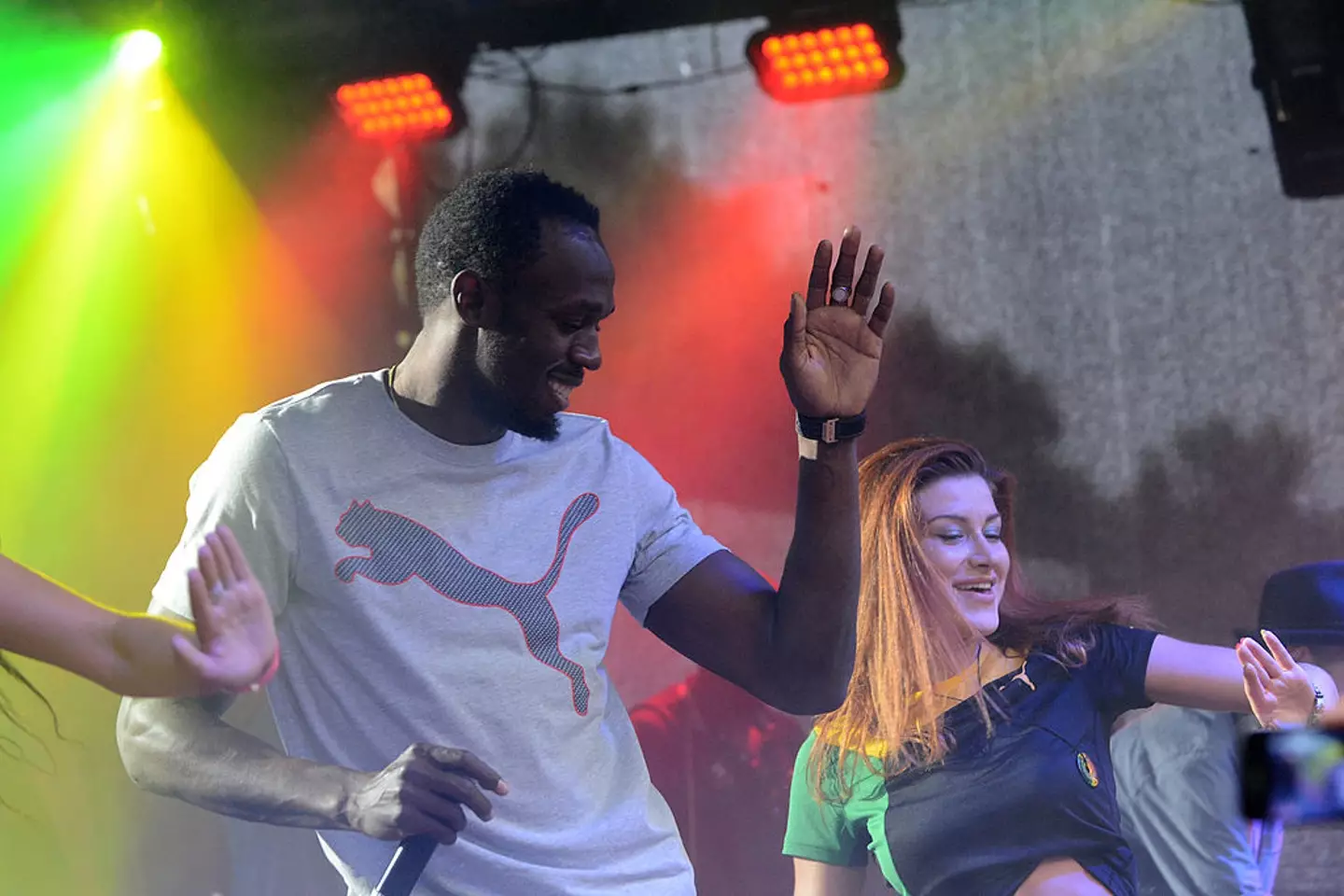 Usain Bolt enjoyed a party (Credit:Getty)
