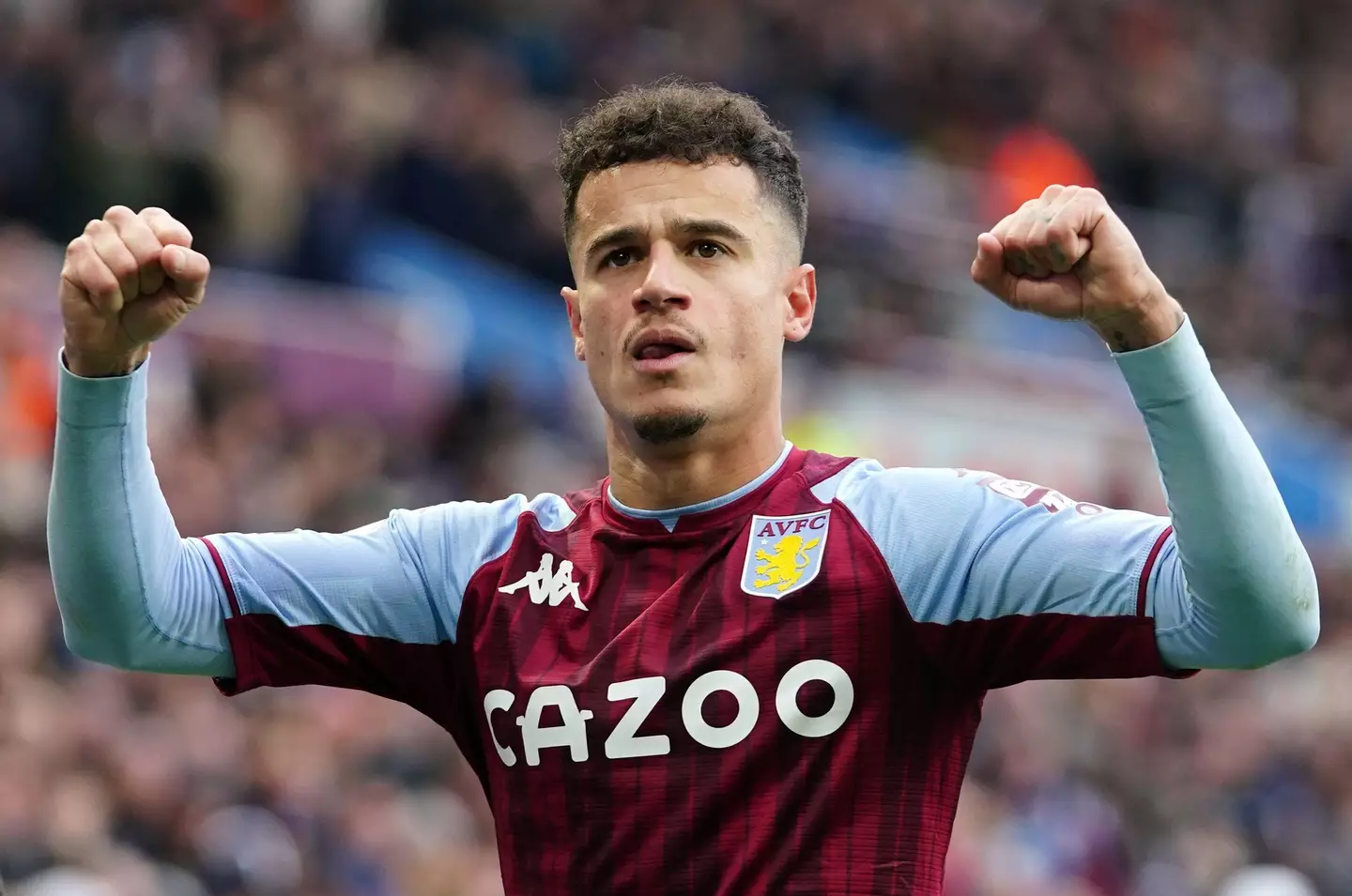 Philippe Coutinho gave Aston Villa a 2-0 lead. Image