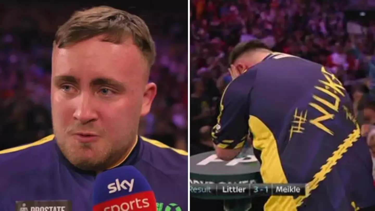 Luke Littler explains why he was in tears after win over Ryan Meikle and it’s a side we’ve never seen of him