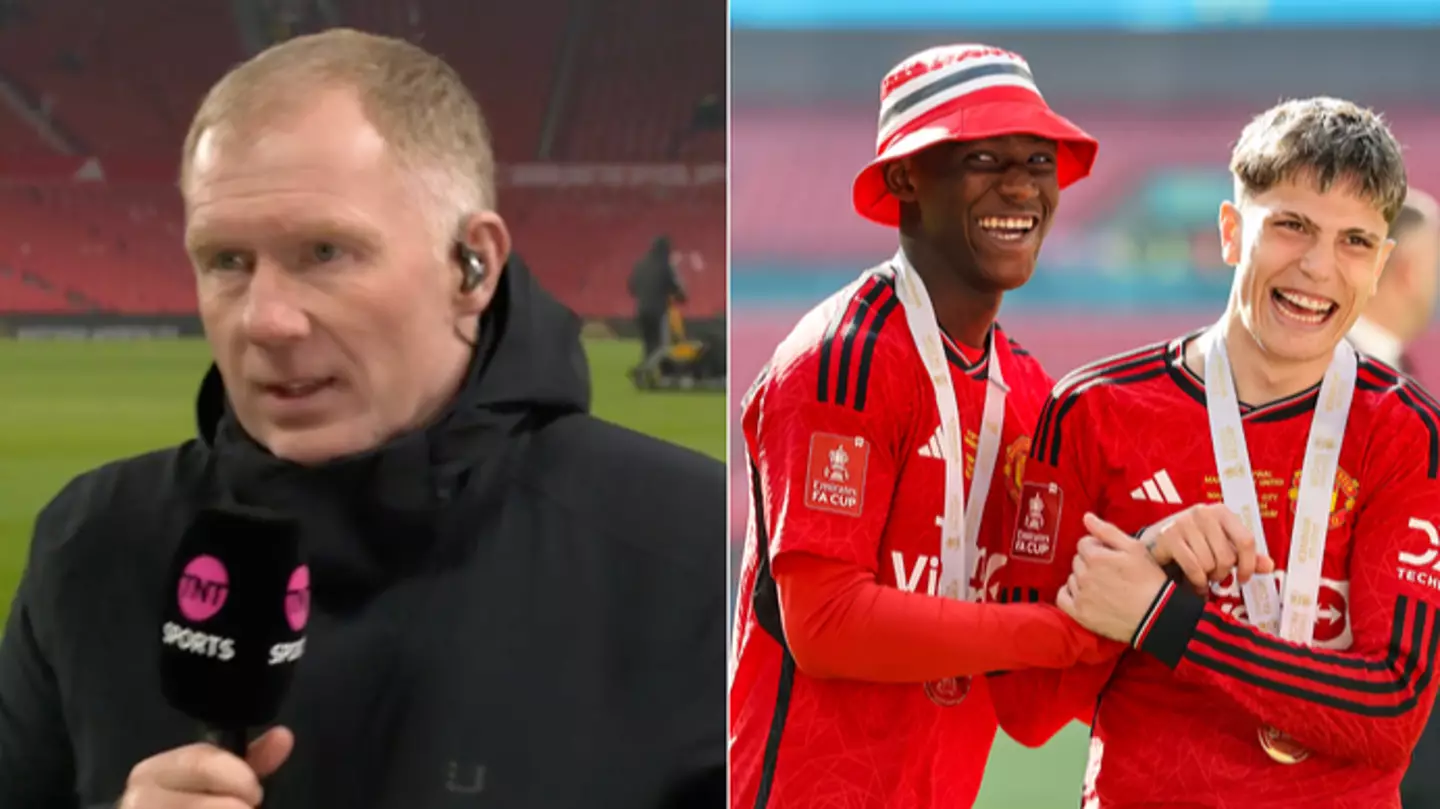 Paul Scholes in no doubt when deciding who Man Utd 'should sell' between Alejandro Garnacho and Kobbie Mainoo