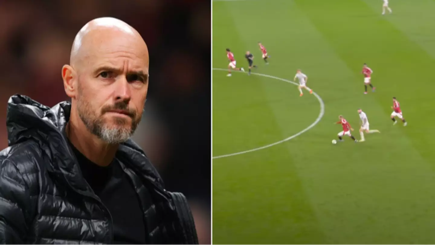 Erik ten Hag's 'crazy' decision during Man Utd's 7-0 win over Barnsley leaves fans shocked