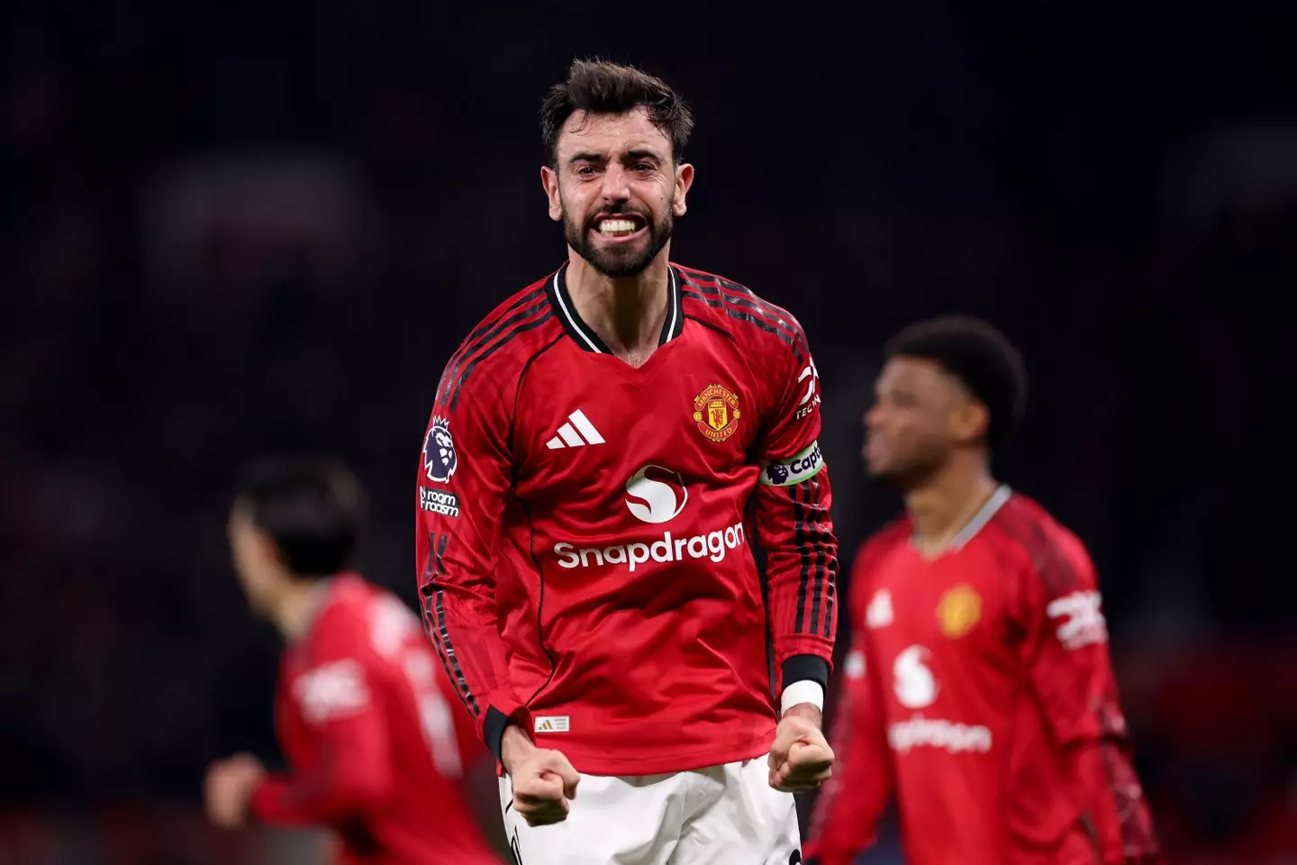 Bruno Fernandes has been linked with a move away from Manchester United. Image: Getty