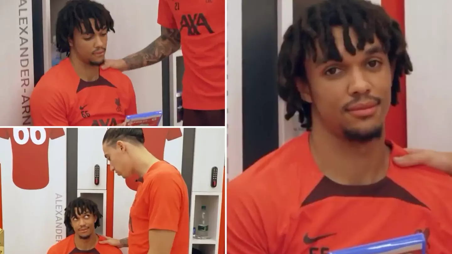 Trent Alexander-Arnold was visibly furious at FIFA 23 rating, had to be consoled by teammates