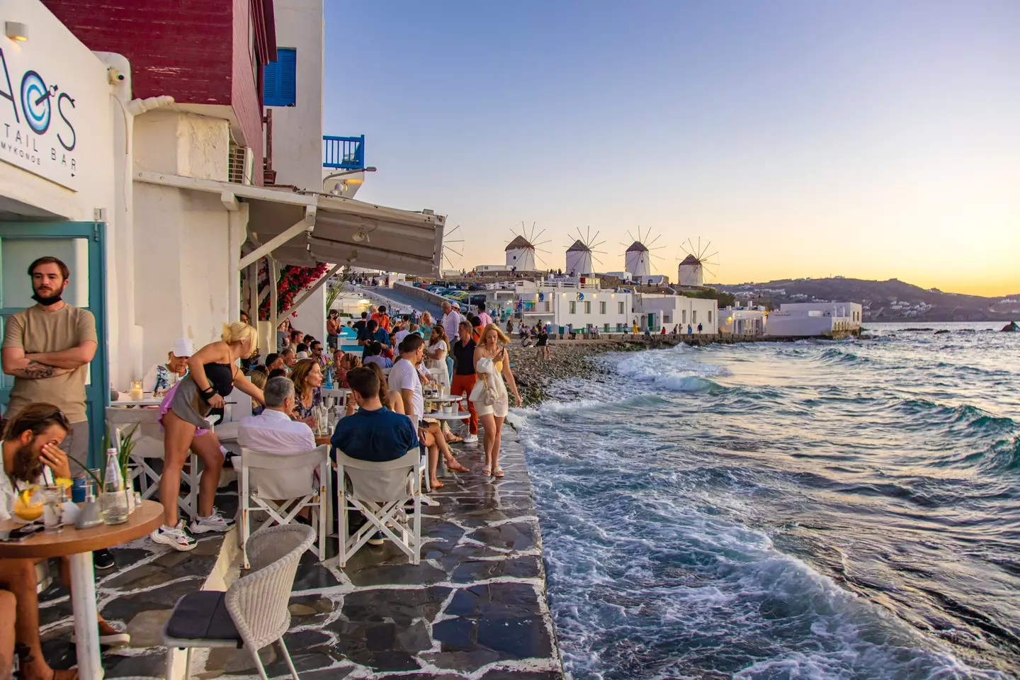 Mykonos is a popular holiday destination for footballers, according to Ben Foster. Image: Getty