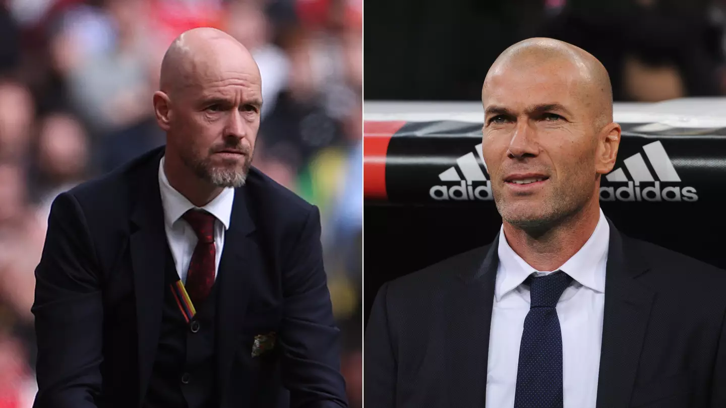 Zinedine Zidane backed to replace Erik ten Hag at Man Utd with Dutchman 'set to be sacked'