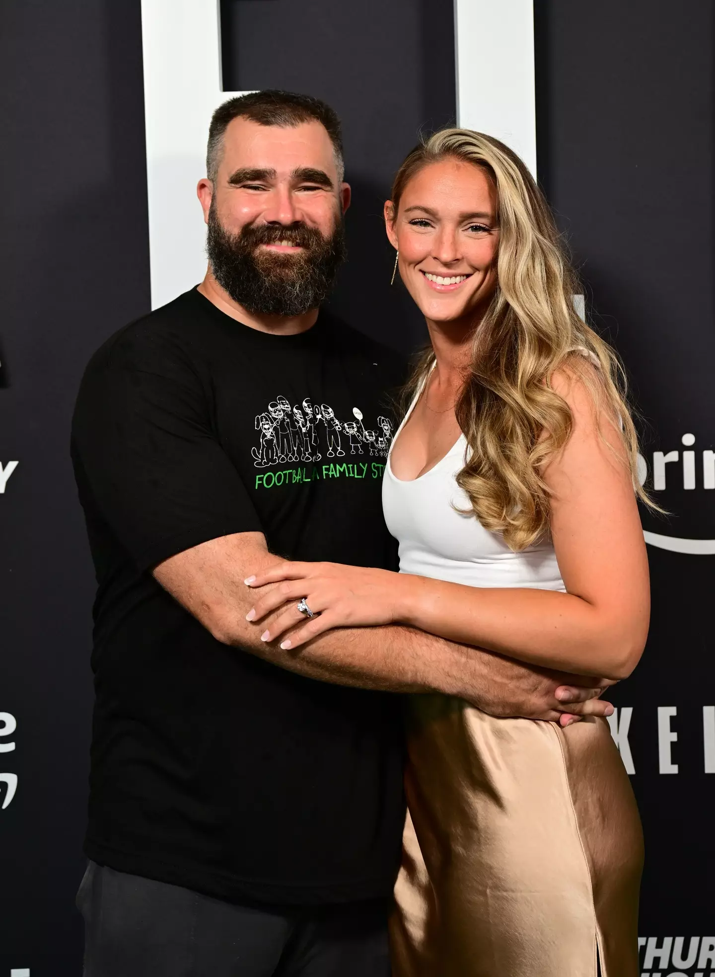 Jason and Kylie Kelce have both achieved huge success with podcasts. Image: Getty
