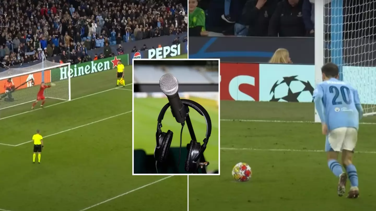 Footage of Russian commentator laughing at Bernardo Silva's Man City penalty miss is going viral
