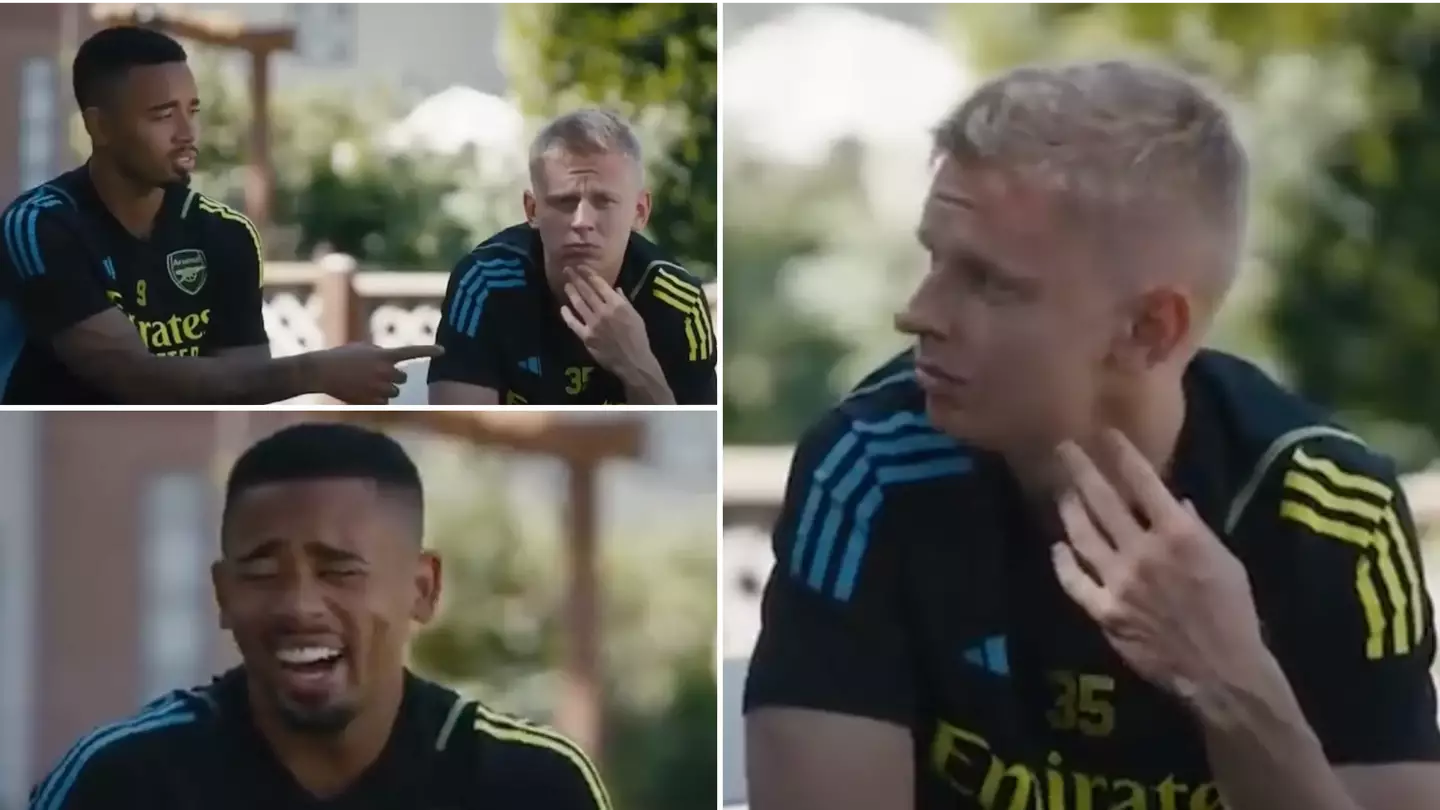 Gabriel Jesus mocks Oleksandr Zinchenko with brutal dig as interview interrupted