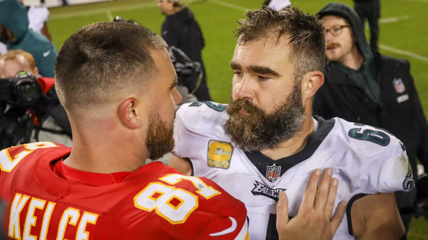 Jason Kelce reveals who'd win if he fought his brother Travis Kelce