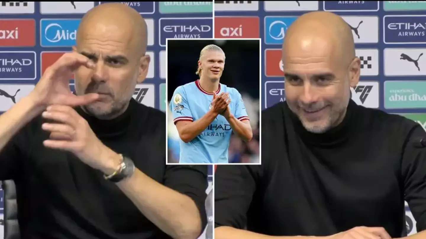 Pep Guardiola sends advice to young football fans who want to score goals like Erling Haaland