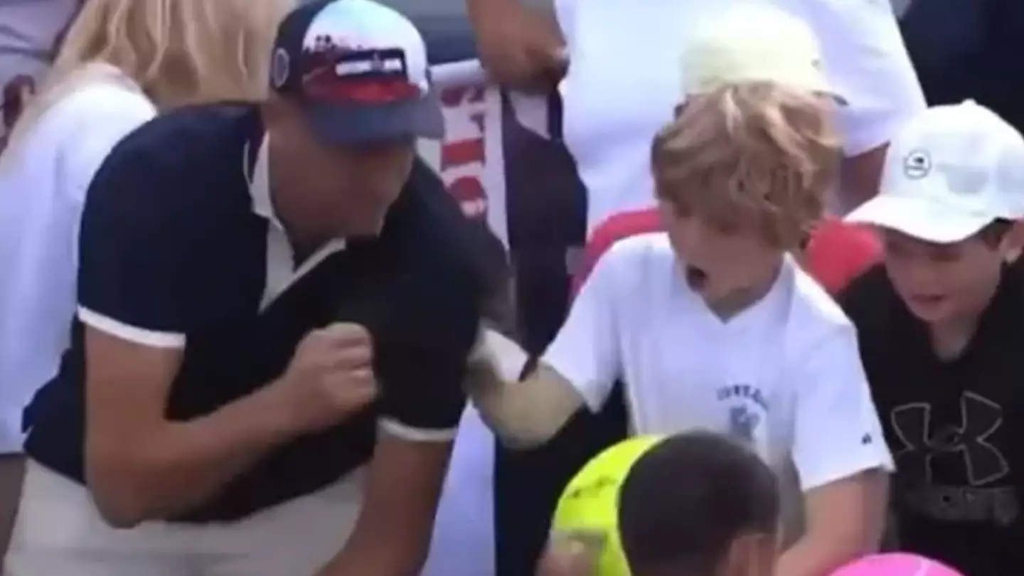 CEO accused of 'disgusting' act to child at US Open breaks silence
