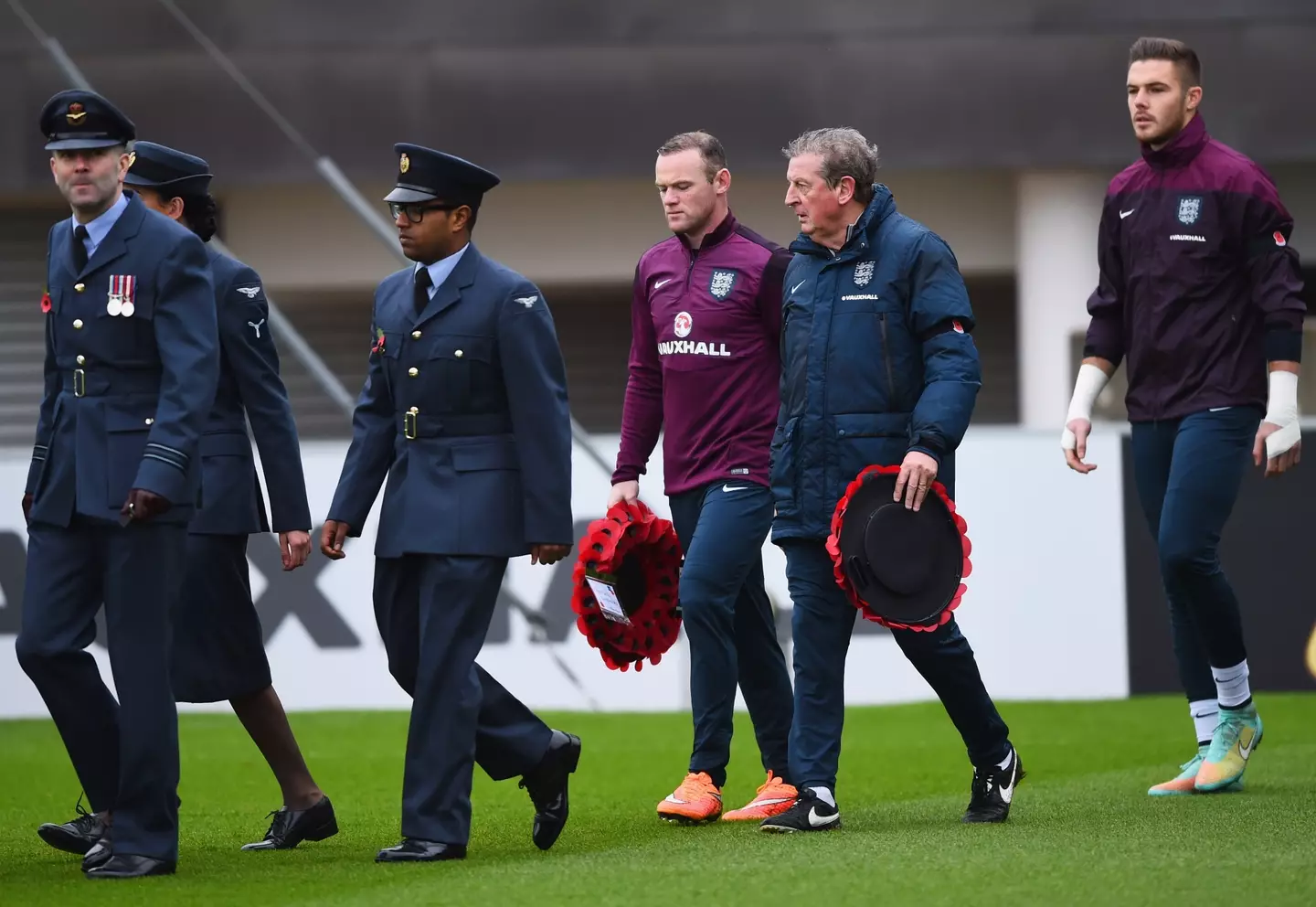 Wayne Rooney and Jack Butland on England duty