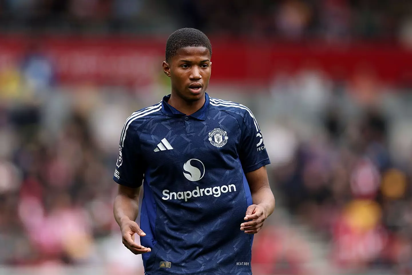 Chido Obi-Martin made his United debut in February. (Image: Richard Heathcote/Getty Images)