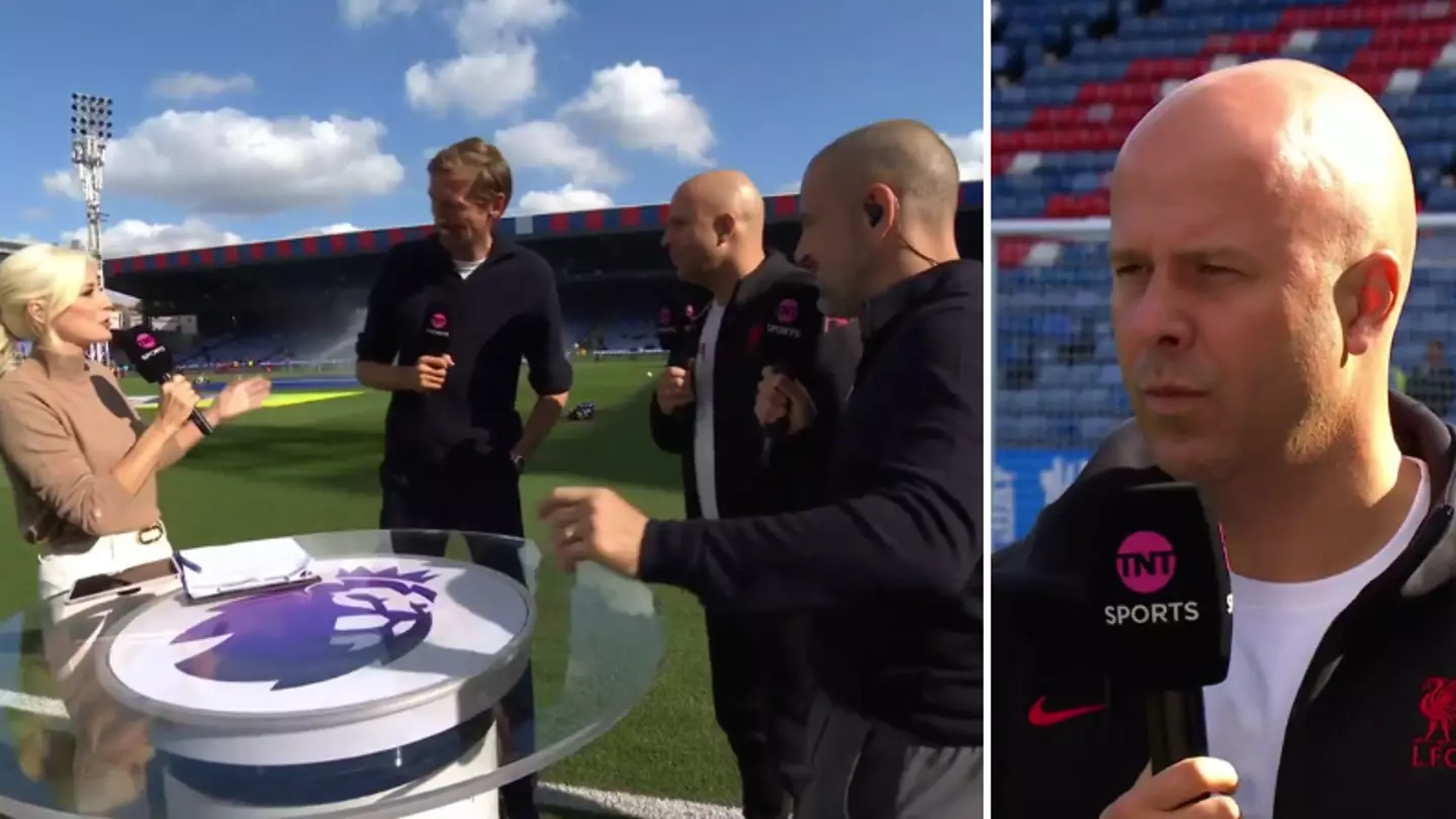 What Arne Slot said to TNT Sports presenter before Crystal Palace game has got Liverpool fans talking