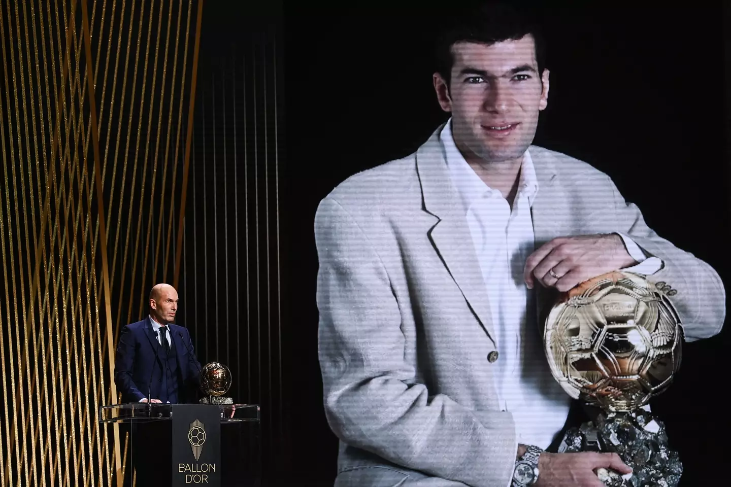 Zinedine Zidane won the Ballon d'Or in 1998. Image: Getty
