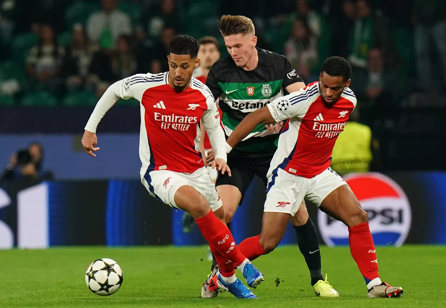 Viktor Gyokeres came up against Arsenal last season. (Image: Gualter Fatia / Contributor via Getty)