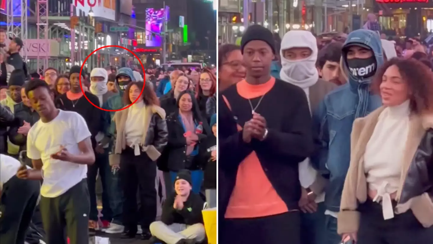 Kylian Mbappe and Achraf Hakimi walk around streets of New York in disguise, nobody had a clue