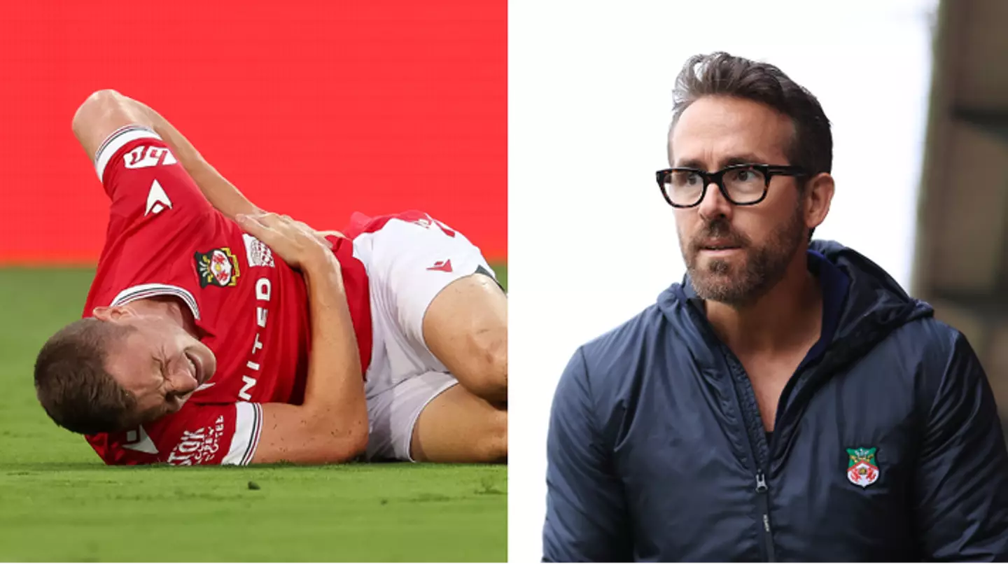 Ryan Reynolds responds after Paul Mullin suffers punctured lung in Wrexham's win over Man United