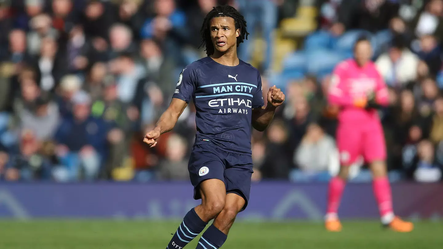 Nathan Ake away at Burnley for Manchester City. (Alamy)