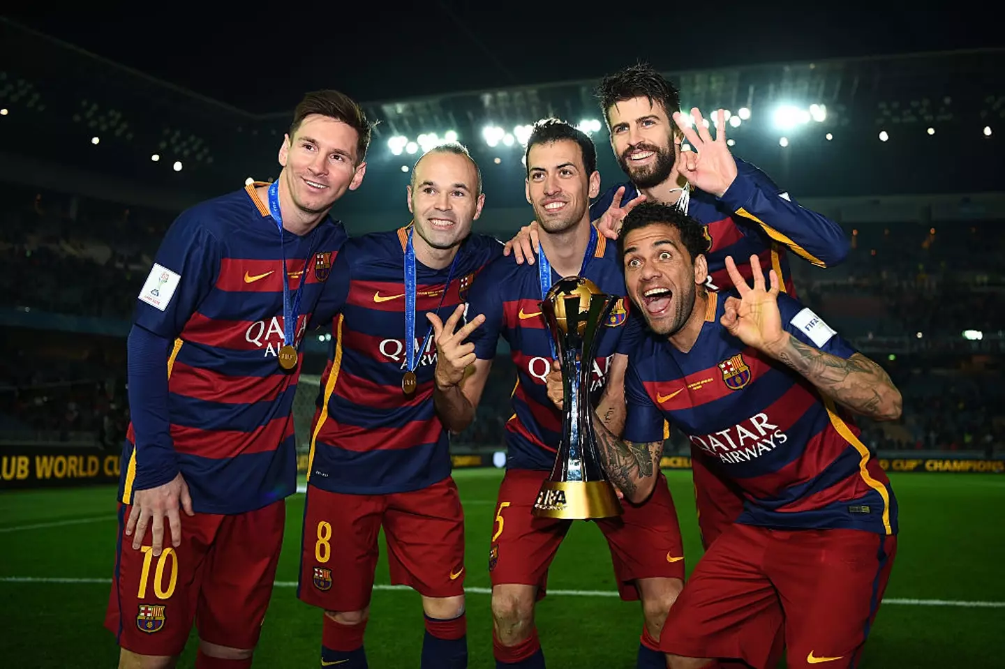 Lionel Messi and Gerard Pique played together in one of the best Barcelona teams of all time. (Image: Getty)