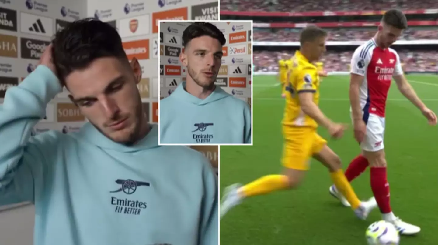 Declan Rice breaks his silence on controversial red card against Brighton with surprising interview