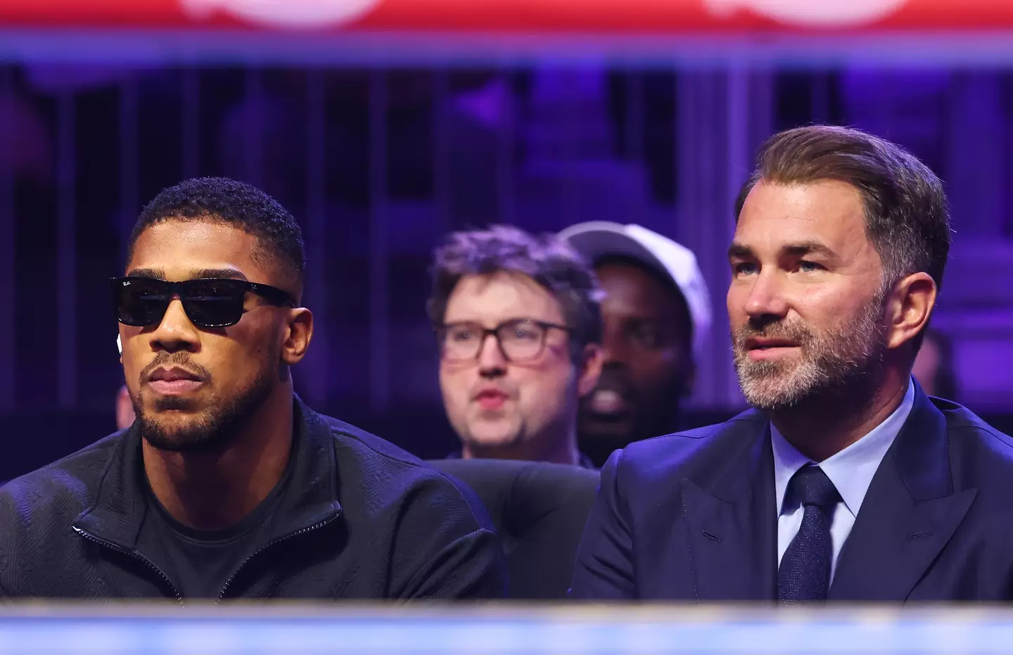 Eddie Hearn admits he is 'worried' ahead of Anthony Joshua's fight against Jake Paul. Image: Getty