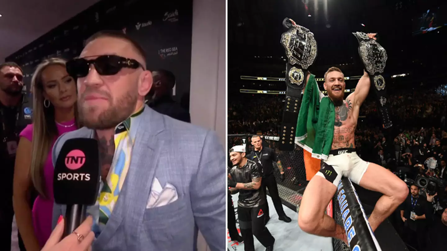 Conor McGregor drops clearest hint yet on when he will return to UFC with four-word response ahead of Anthony Joshua vs Daniel Dubois