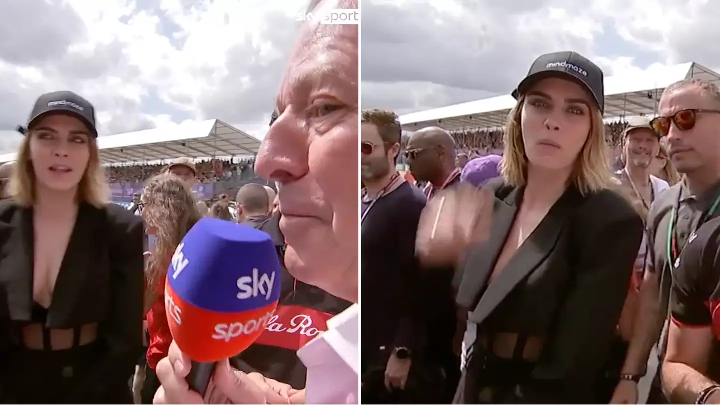 Cara Delevingne hits back at Martin Brundle following grid walk snub at British Grand Prix