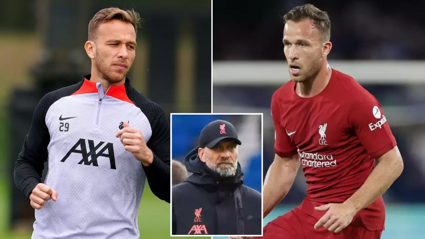 The astonishing amount Liverpool flop Arthur Melo has cost the club per touch of the ball