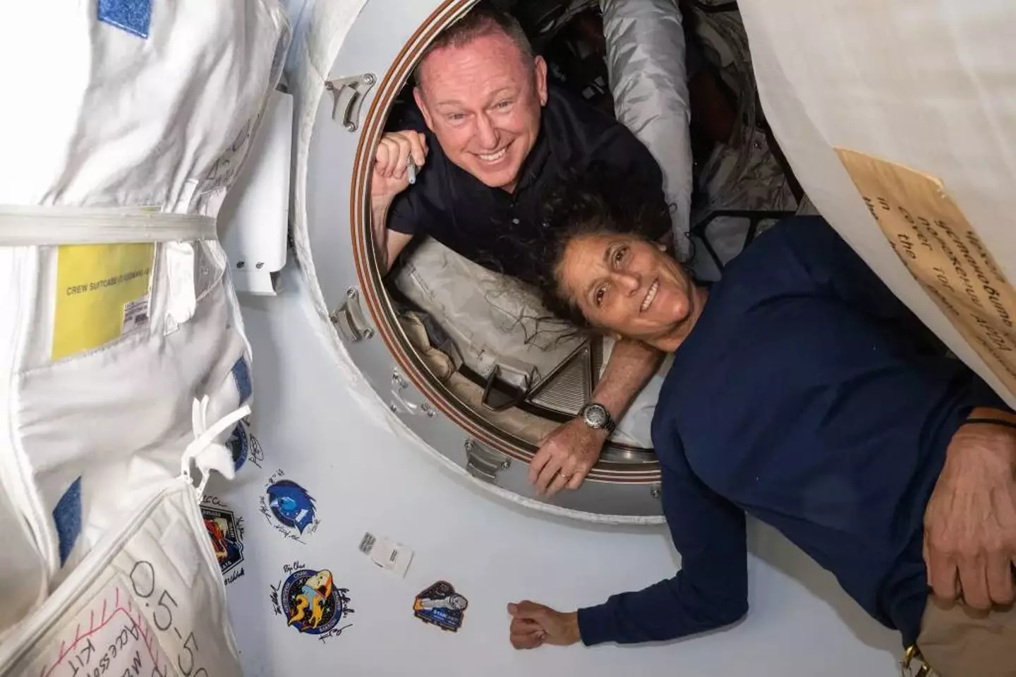 Williams and Wilmore have been on the ISS for over eight months (NASA)